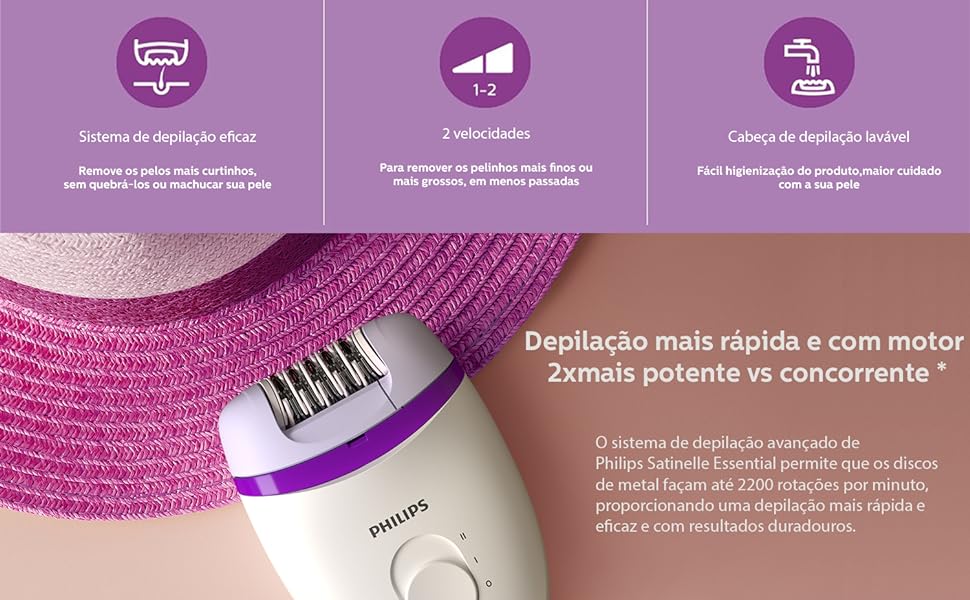 Depilador Elétrico Philips Satinelle Essential